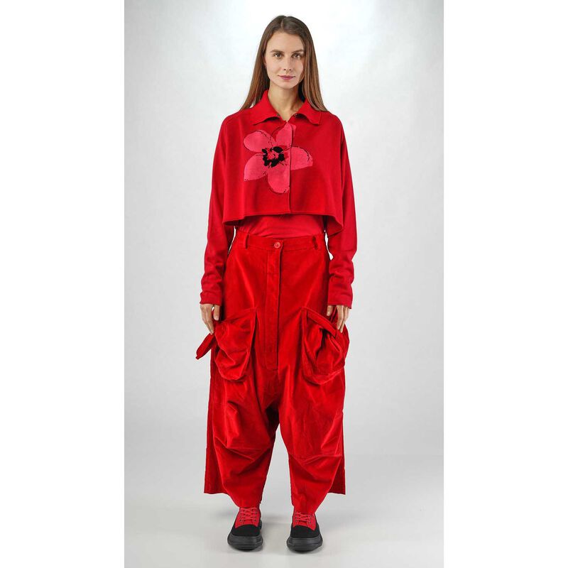 Rundholz Flower Jacquard Crop Cardigan image number 1